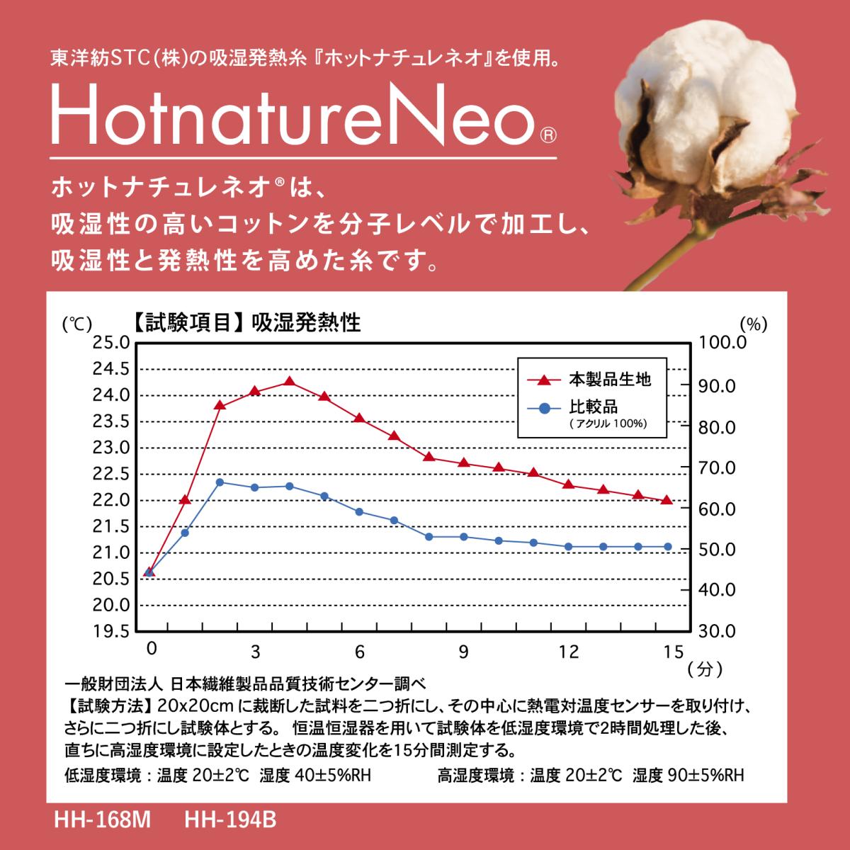 婦人ホットナチュレネオ綿ヒートスパッツ