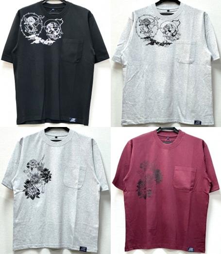 和柄天竺Ｔシャツ・ゆったりサイズ