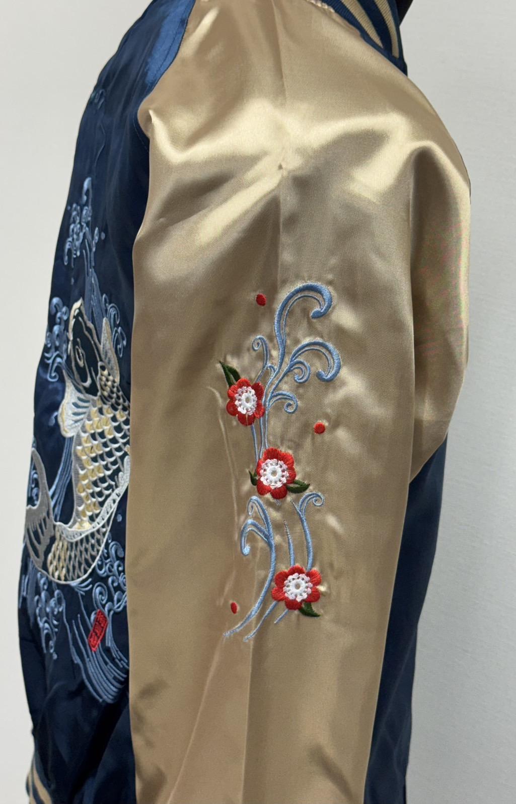 スカジャン　鯉柄