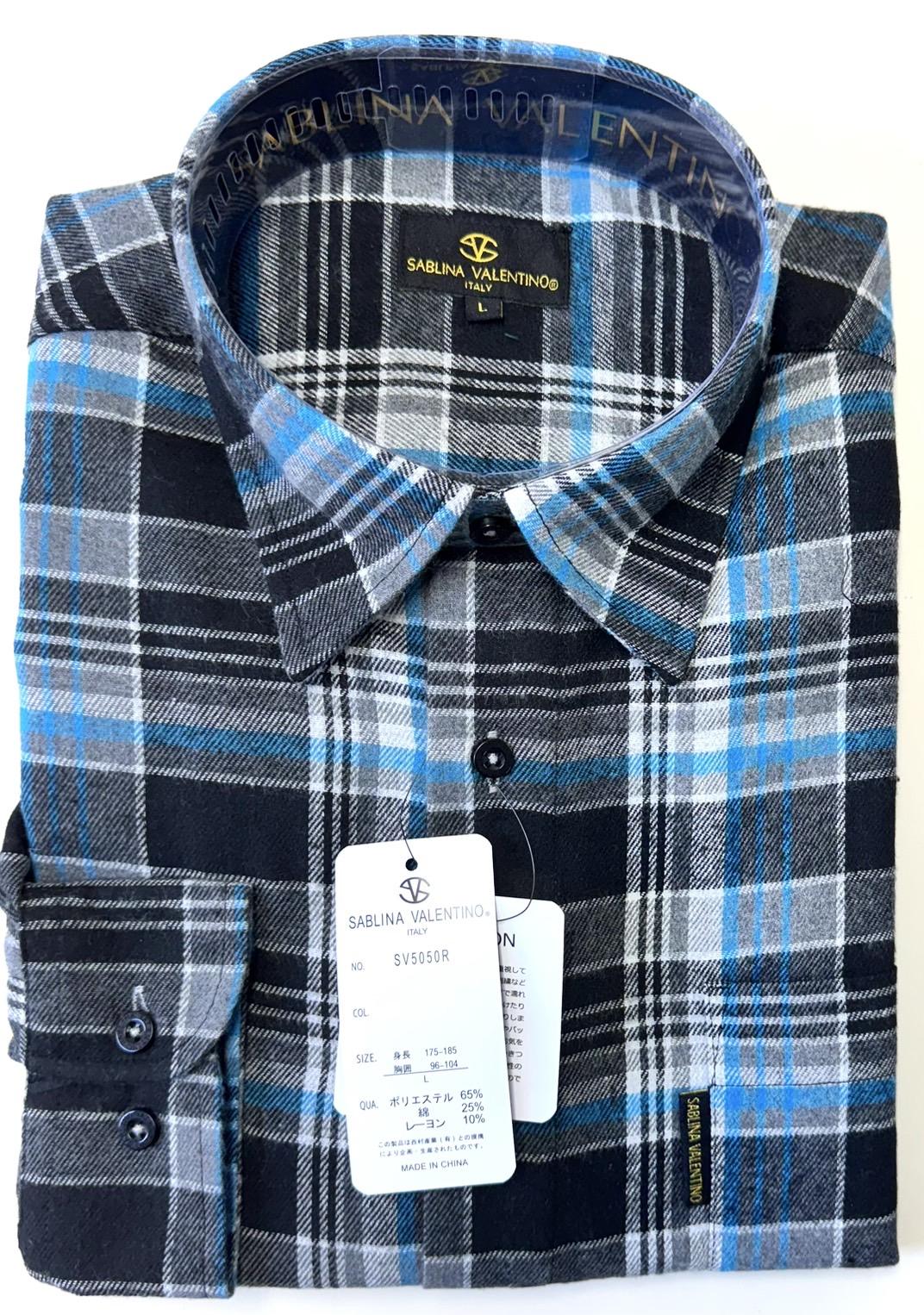 3者混ネルシャツ