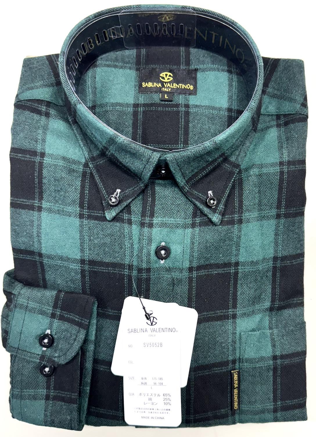 3者混ネルシャツ