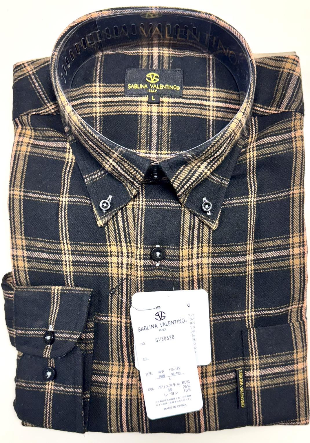 3者混ネルシャツ