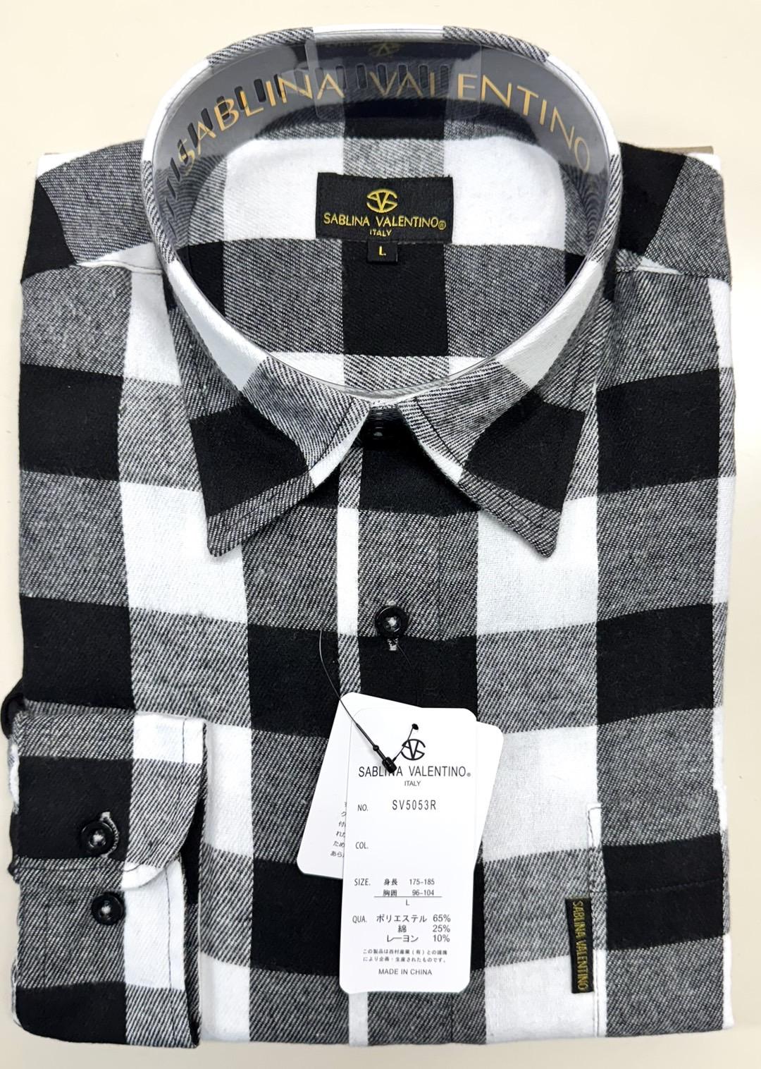 3者混ネルシャツ