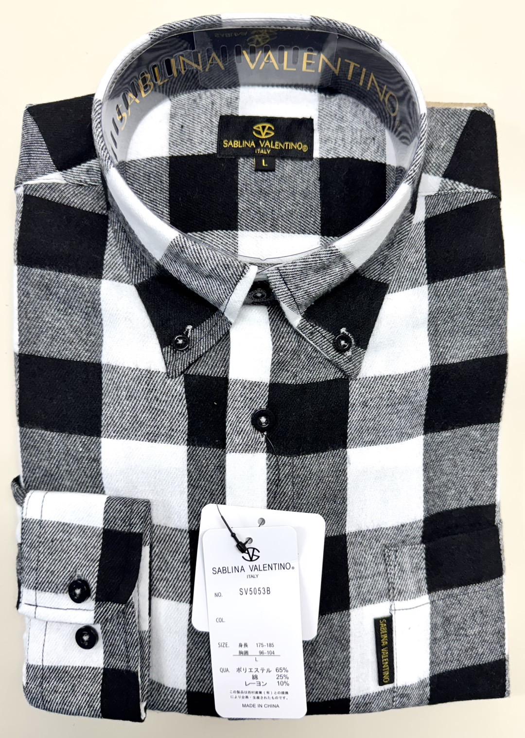 3者混ネルシャツ