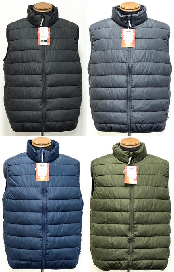 中綿ファイバーダウンベスト