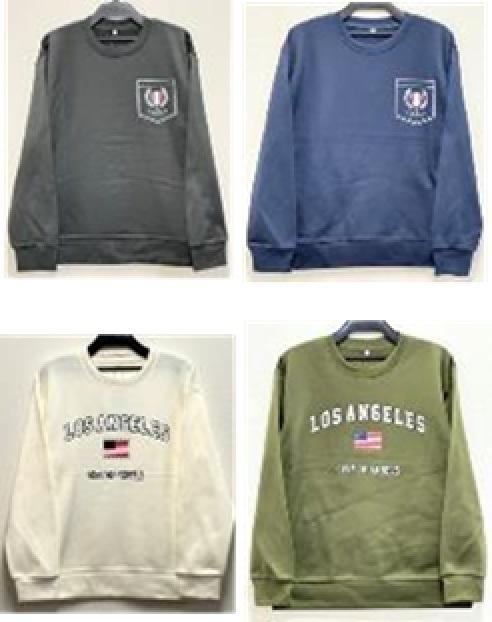 裏起毛プリントトレーナー