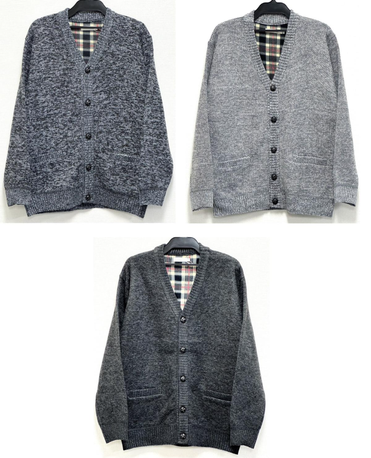 7G ボンディング裏フリースカーディガン-9