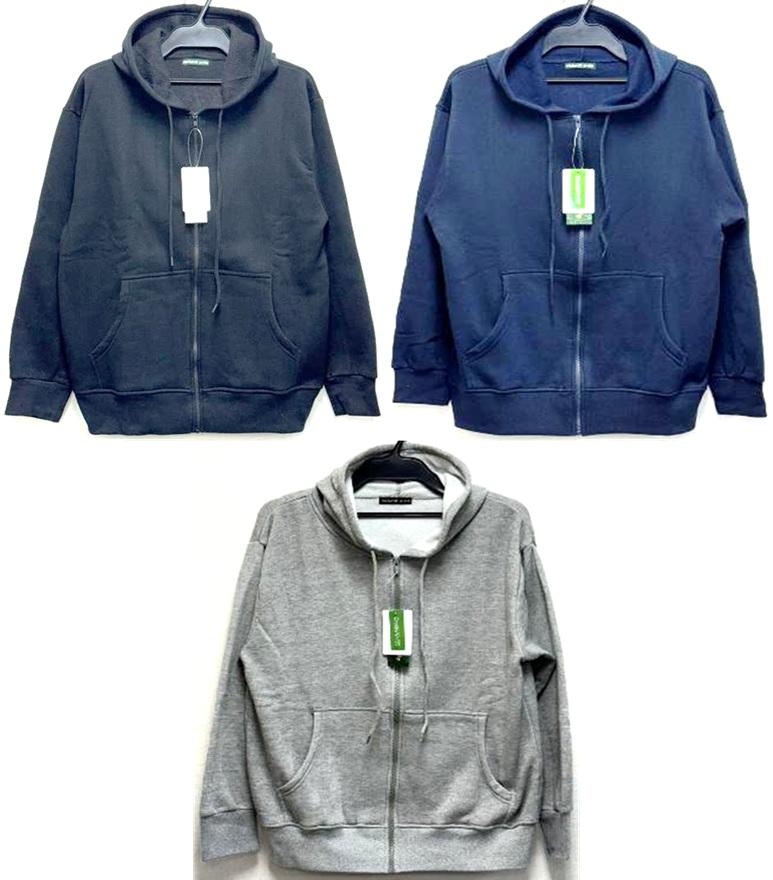 裏起毛フルジップパーカー