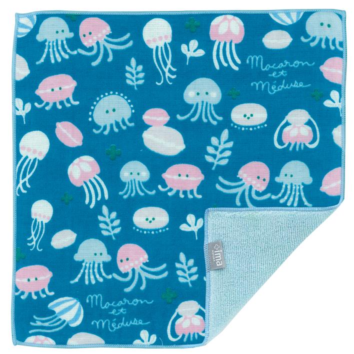 +ima今治生まれのハンカチ 　クラゲとマカロン