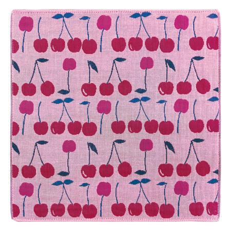 Pocchi　3重ｶﾞｰｾﾞﾊﾝｶﾁ　さくらんぼ