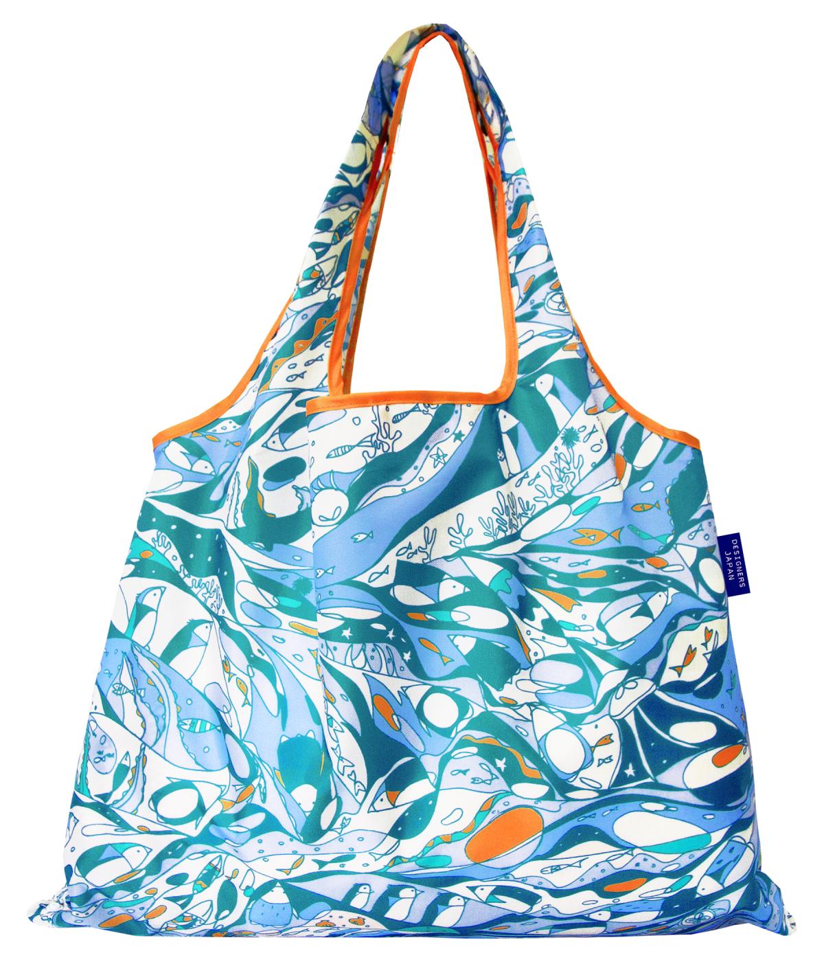 2way Shopping Bag　ペンギン海飛行