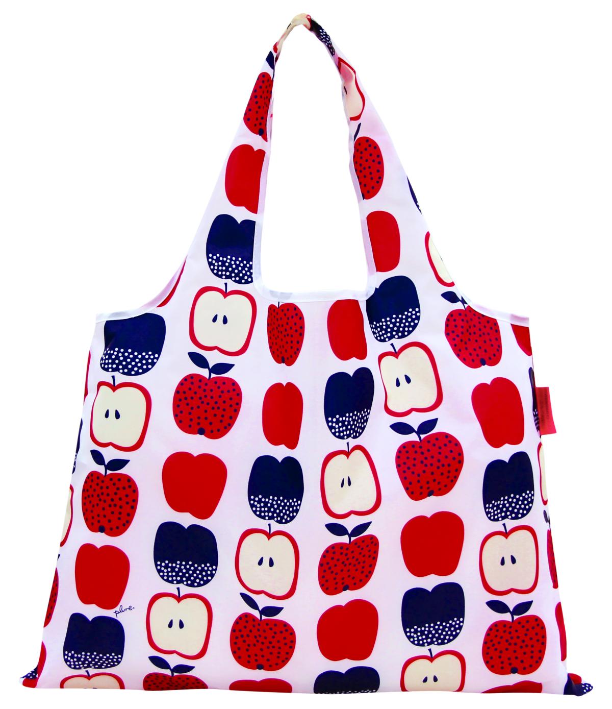 2way Shopping Bag　赤青りんご