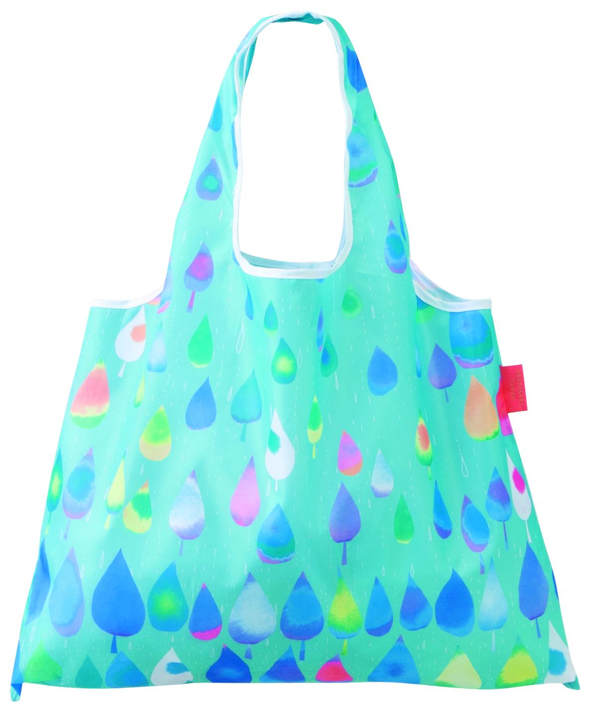 2way Shopping Bag　Rain drop