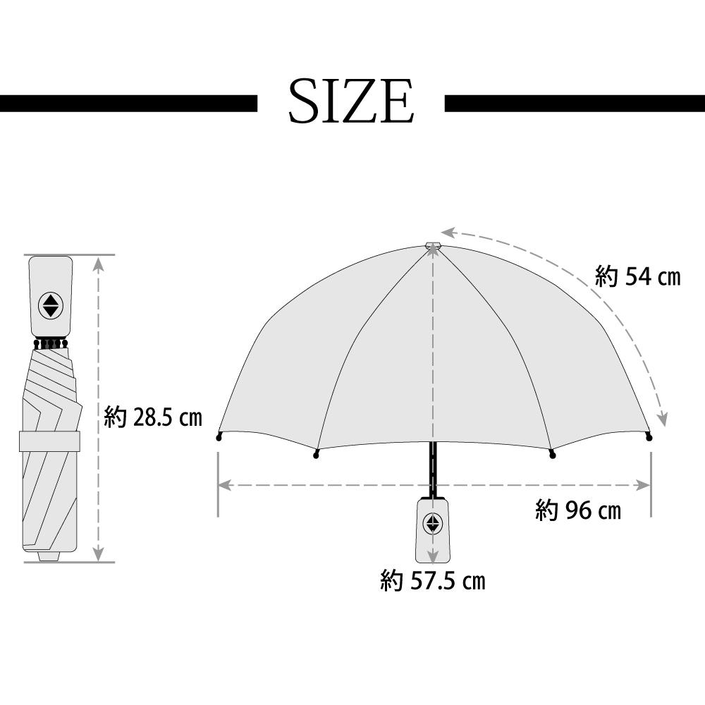 超撥水大花柄自動開閉折傘