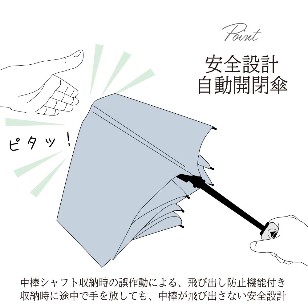 超撥水大花柄自動開閉折傘