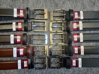 特価牛革ビジネスピンベルトアソート