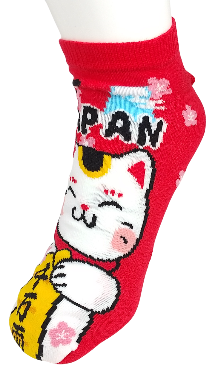 お土産おもしろソックス招き猫