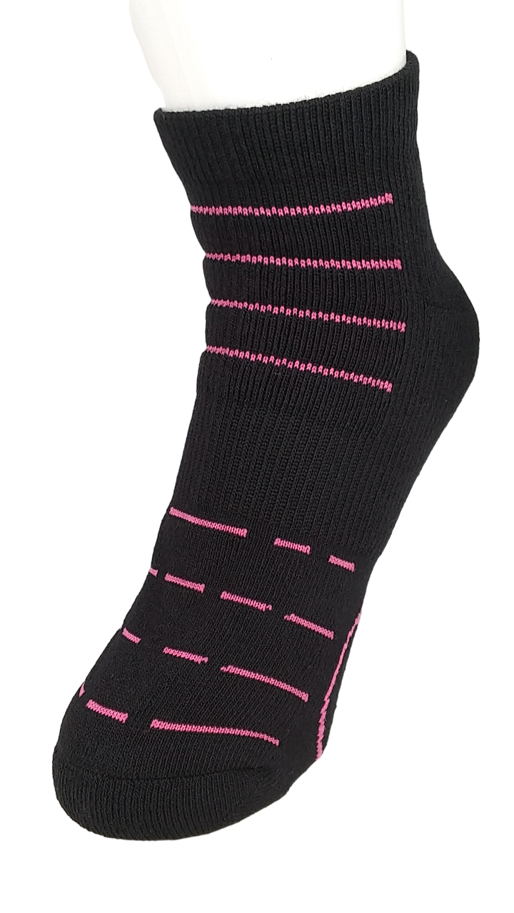 フィットネススニーカー　部分パイル　母趾球クッションサポート付き