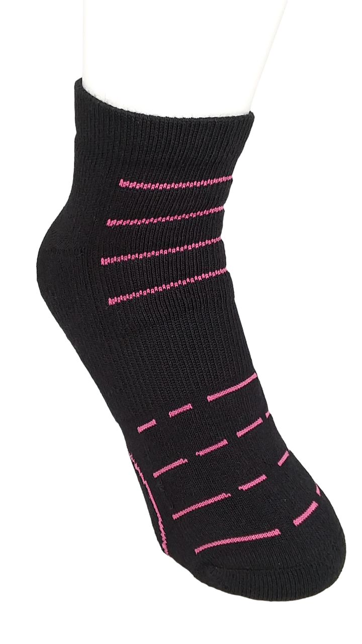 フィットネススニーカー　部分パイル　母趾球クッションサポート付き