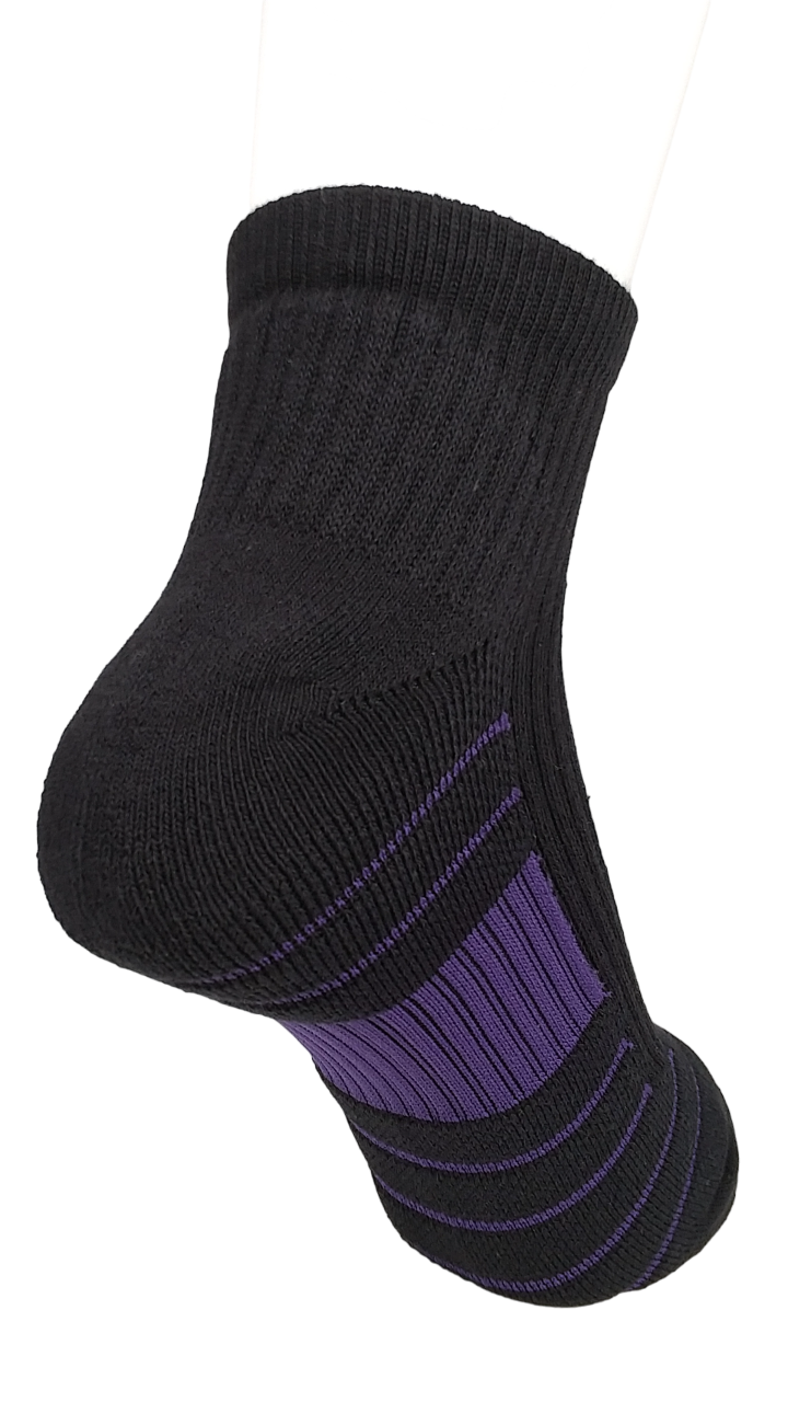 フィットネススニーカー　部分パイル　土踏まずサポート甲メッシュ