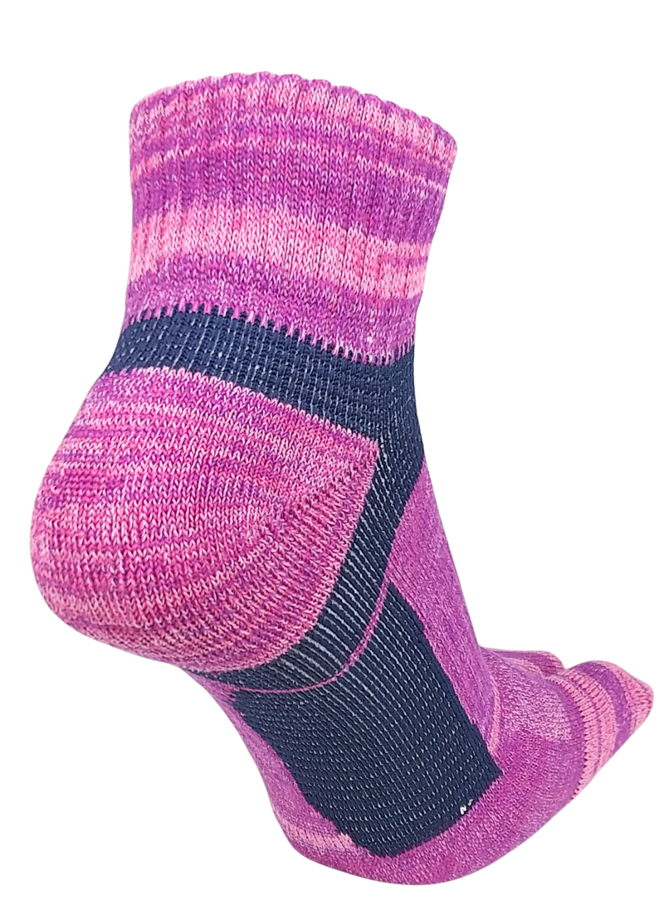 フィットネス足袋ソックス　引き揃え　ヒールロック　底パイル土踏まずサポート