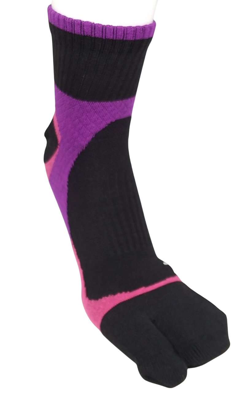 フィットネス足袋ソックス　底パイル　土踏まずサポート