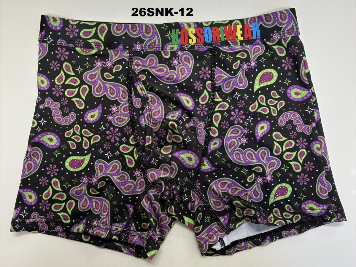 KOSSORI WEARボクサーブリーフプリントゴム