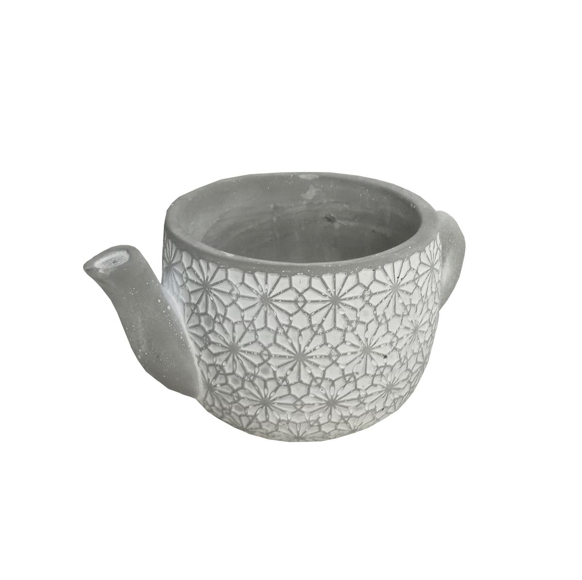 ティーポットモチーフのガーデンポット　タッスティーポットM