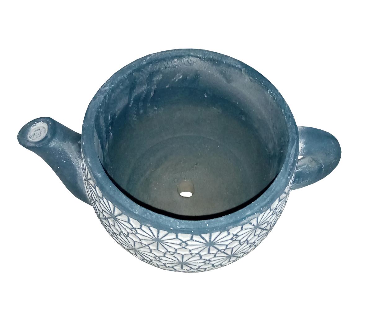 ティーポットモチーフのガーデンポット　タッスティーポットＬ