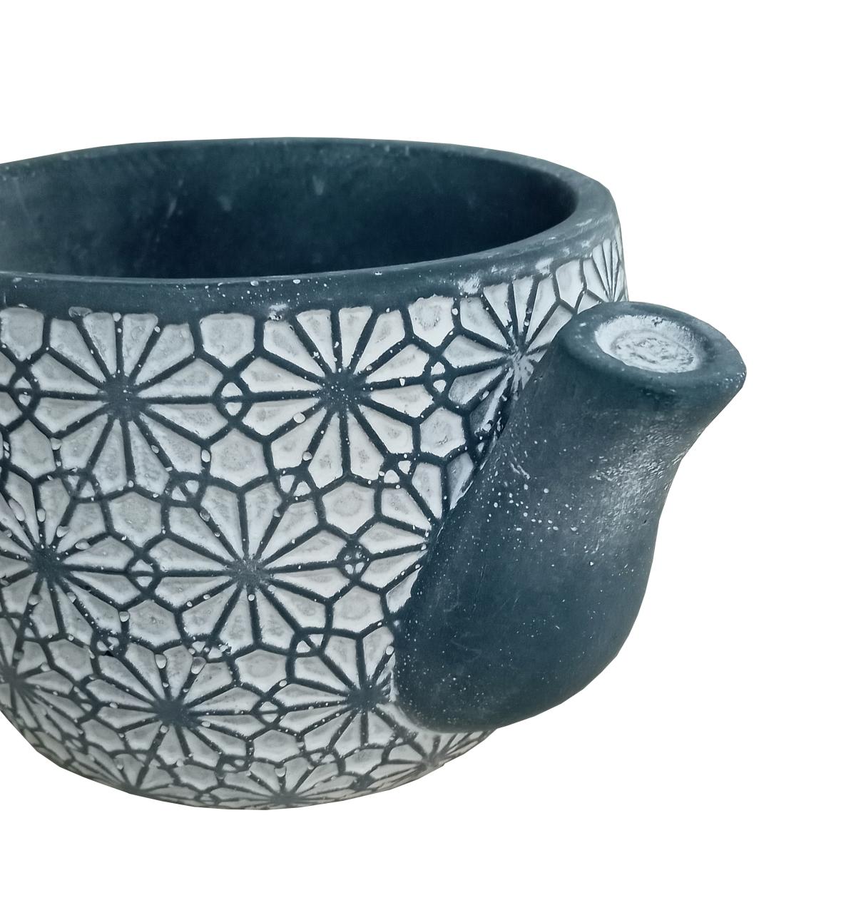 ティーポットモチーフのガーデンポット　タッスティーポットＬ