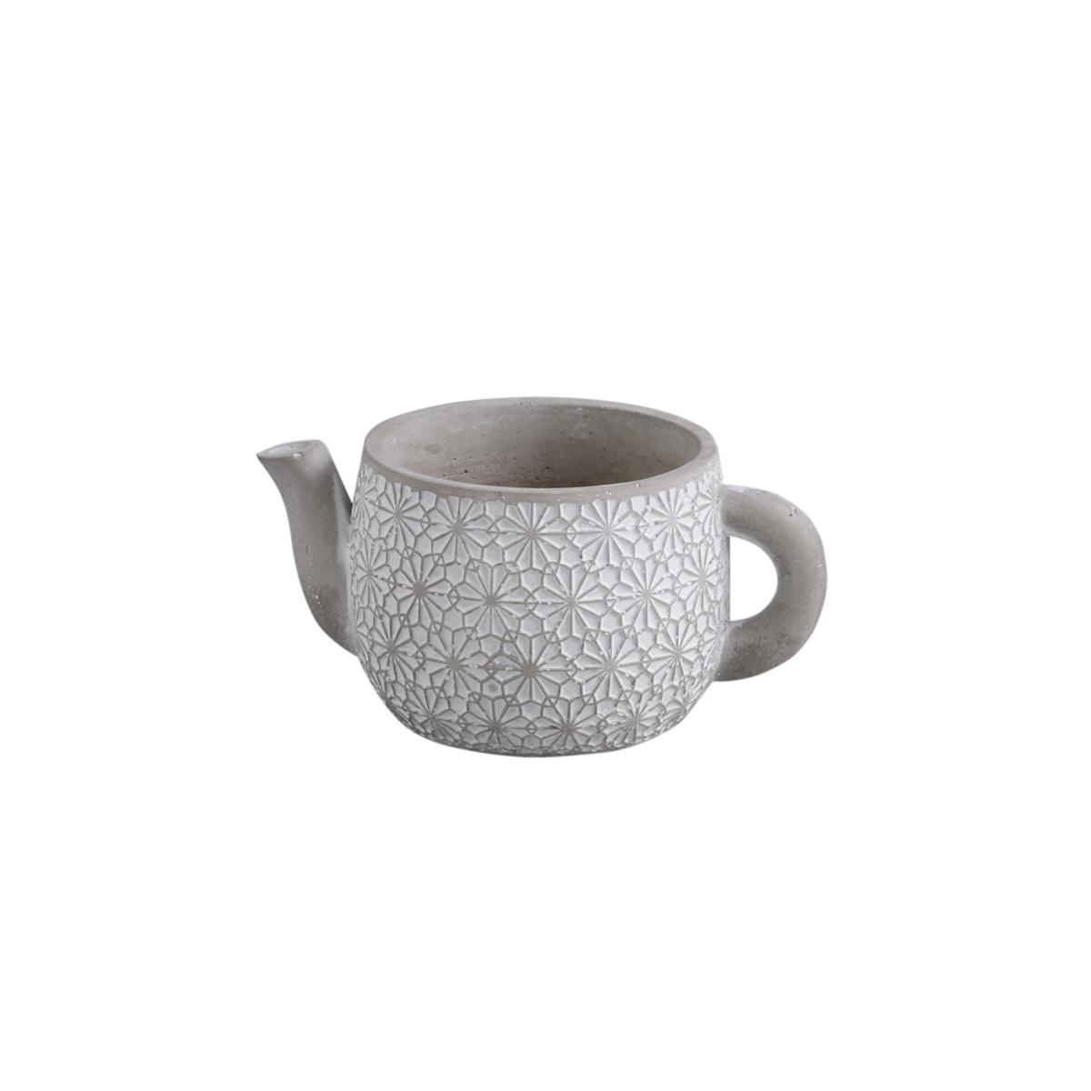 ティーポットモチーフのガーデンポット　タッスティーポットＬ