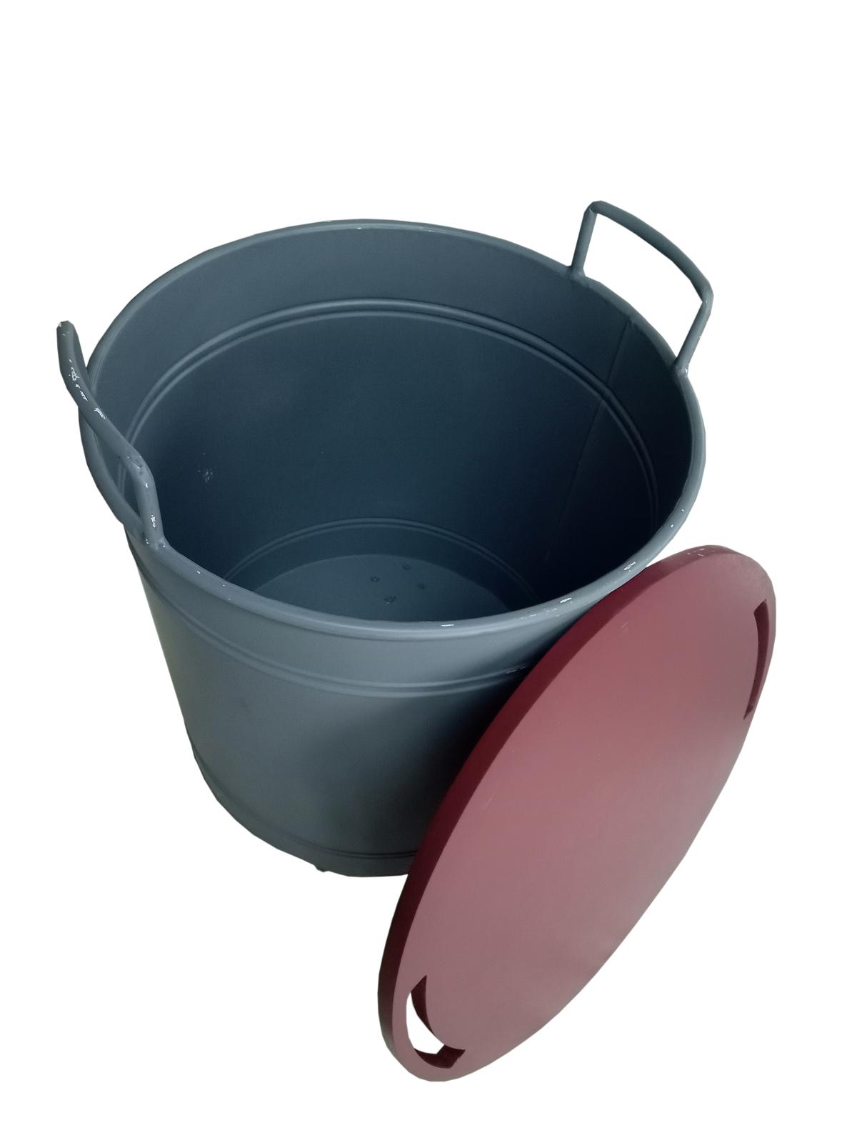 天板がＭＤＦの収納カート　シャクーラウンドカート