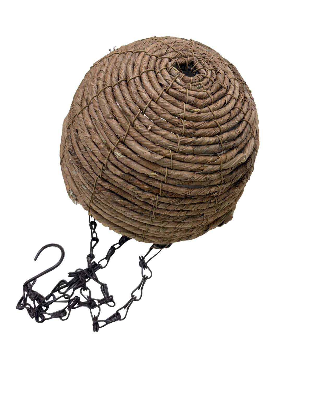 天然素材のハンギングバスケット　ラメアハンギングバスケットバナナリーフ　