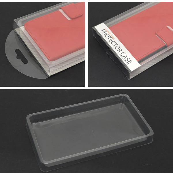 iPhoneのProMax系用などにスマートフォン手帳型ケース販売用ブリスターケース45番