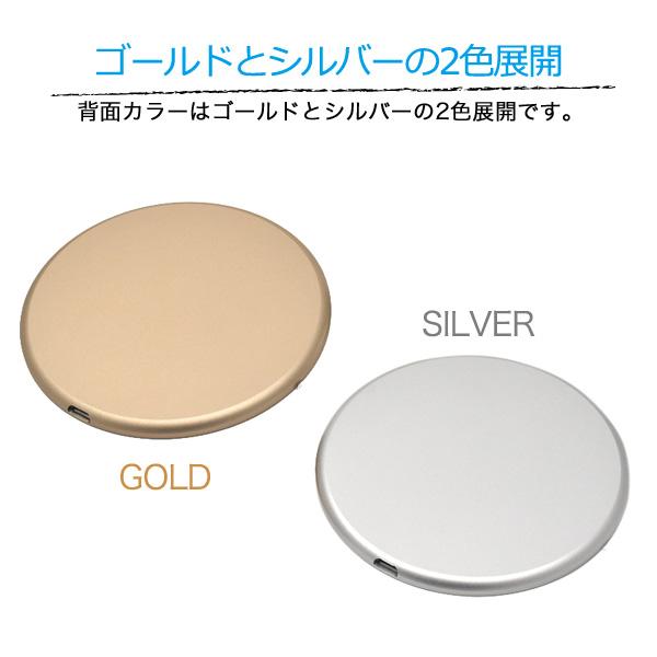 スマホ用素材アイテムUV印刷可能オリジナルグッズ制作に サークル型Qiワイヤレス充電器