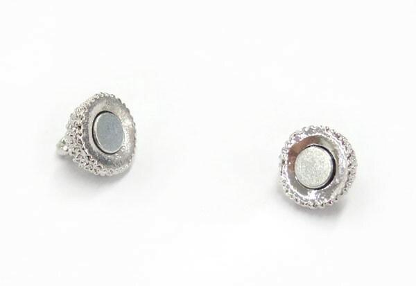 ジュエリーケース用品ネックレスなどの留め具　ネックレスクラスプ　　デコボコタイプ