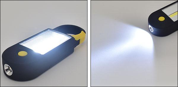 ウォーキングやアウトドア作業灯などに　2WAY　LEDワークライト