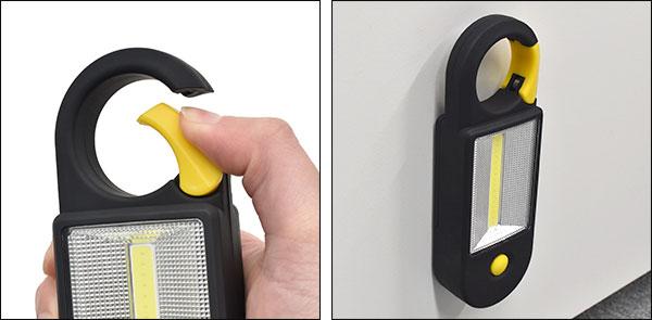 ウォーキングやアウトドア作業灯などに　2WAY　LEDワークライト