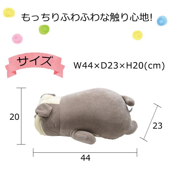 抱きしめたくなる柔らかさ　すやすやまくらいぬ