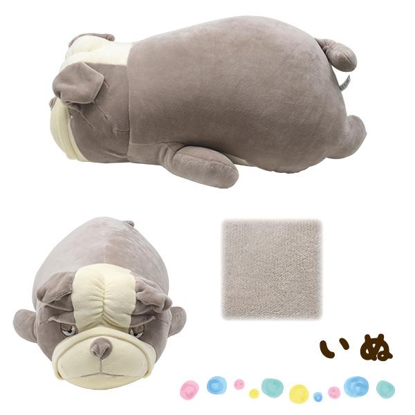 抱きしめたくなる柔らかさ　すやすやまくらいぬ