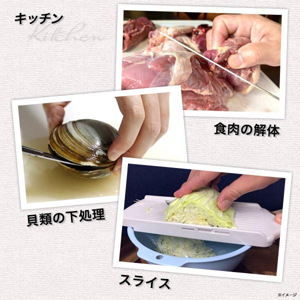 防刃対切創　ステンレス鋼メッシュ防刃グローブ　片手用軍手付き　Lサイズ