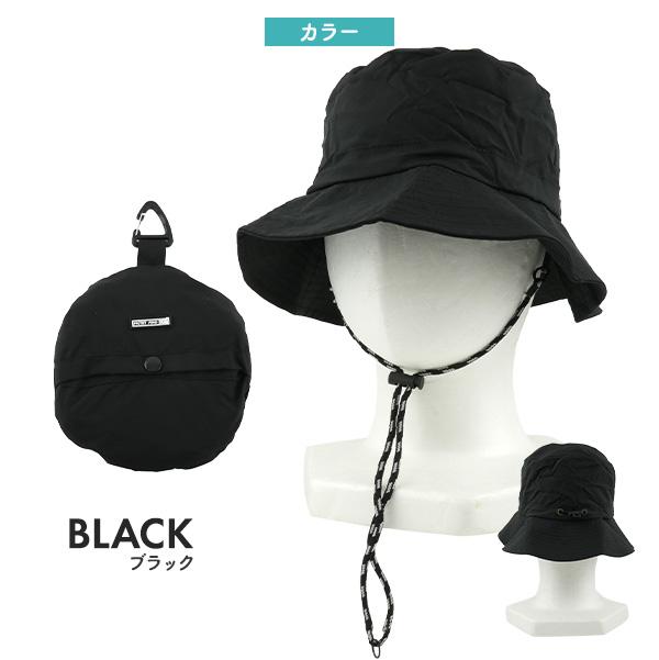 収納袋一体型で軽量コンパクト　折りたたみ式 日焼け防止帽子 UPF50