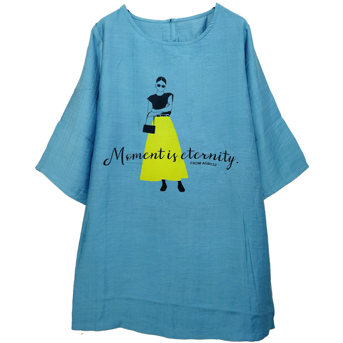 さらさら涼しいプリント柄チュニック