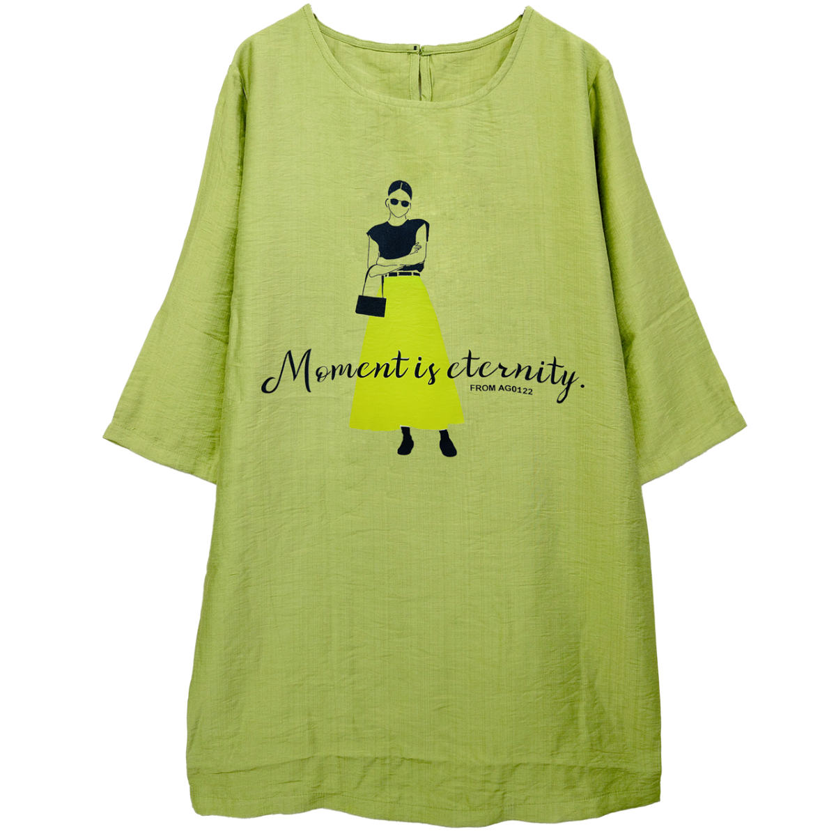 さらさら涼しいプリント柄チュニック