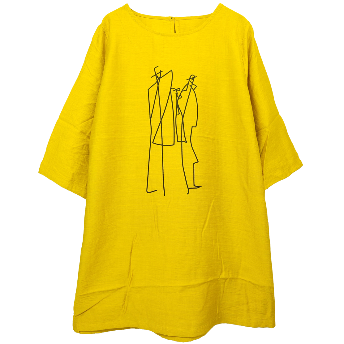 さらさら涼しいプリント柄チュニック