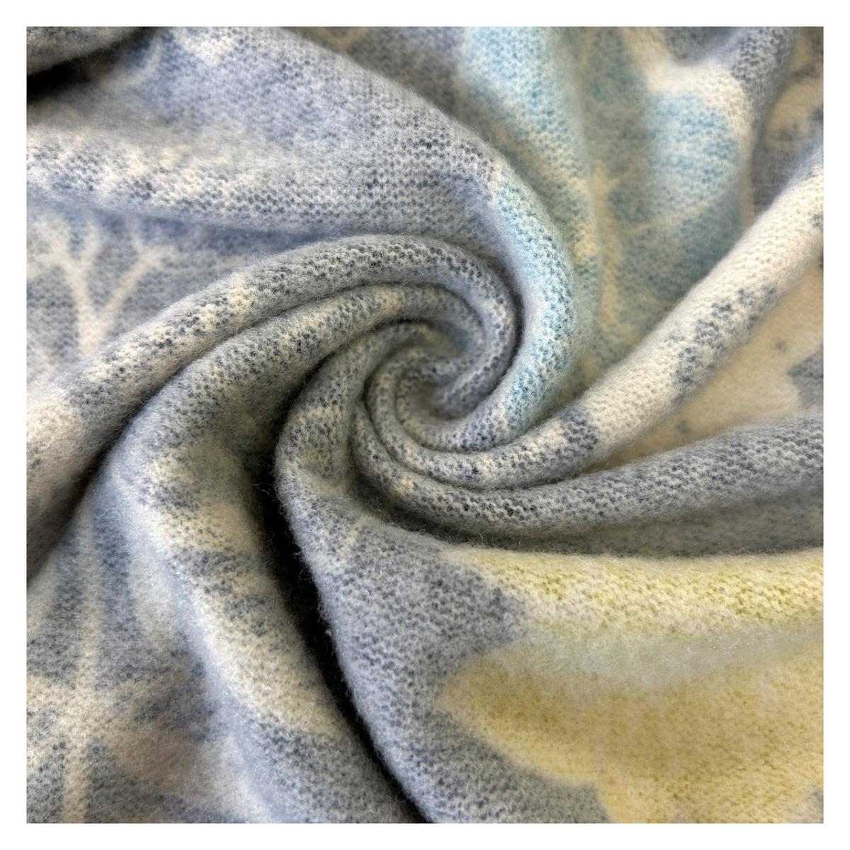 3L裏起毛　花柄プリント　ハーフジップチュニック