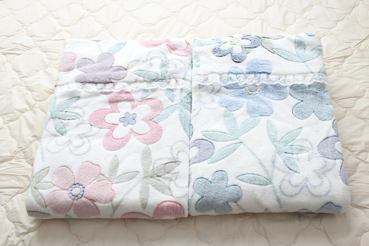 オールシーズンケット 大花柄