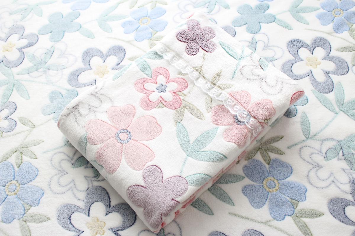 オールシーズンケット 大花柄