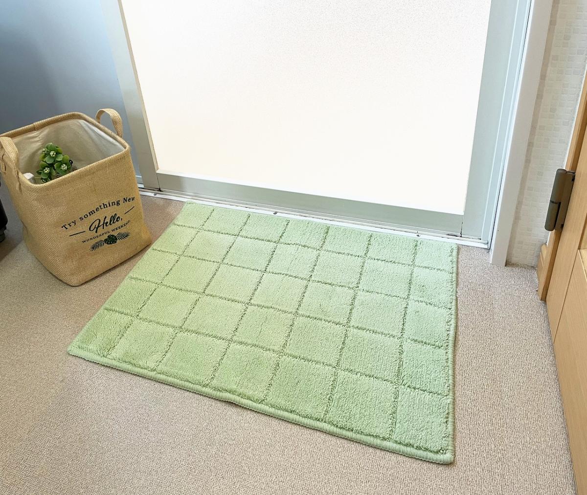 日本製抗菌防臭吸水速乾バスマット 45ｘ60ｃｍ