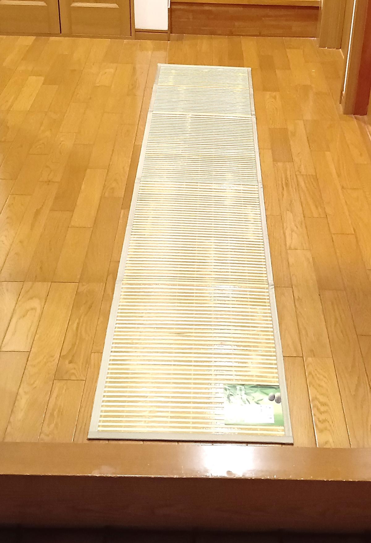 表皮を使用した竹マット45ｘ240ｃｍ